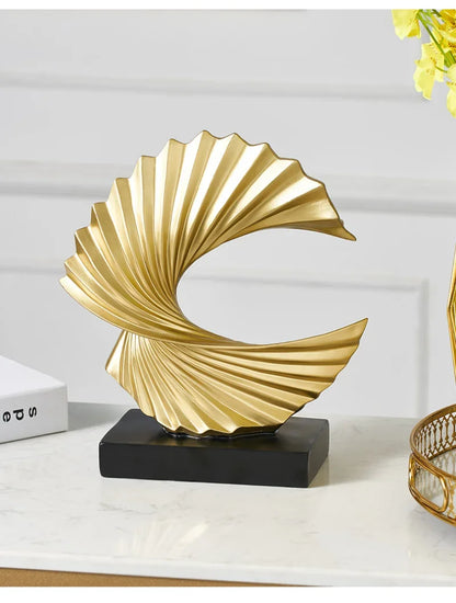 Modern Gold Sculpture