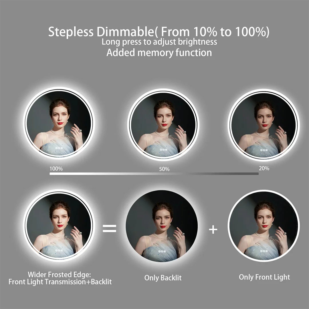Round LED Mirror