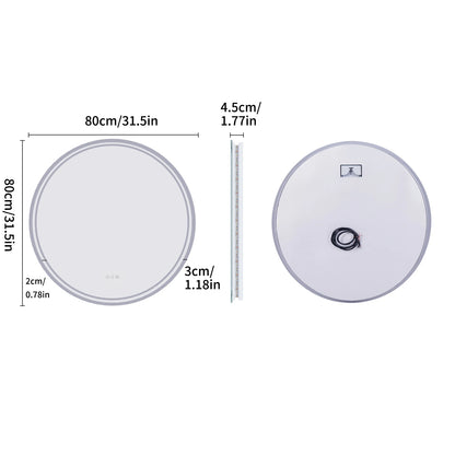 Round LED Mirror