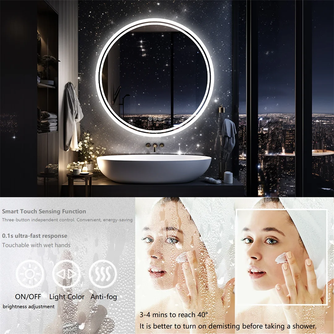 Round LED Mirror