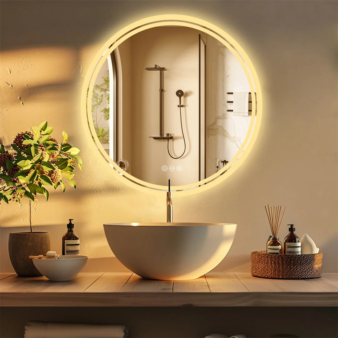 Round LED Mirror