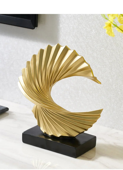 Modern Gold Sculpture