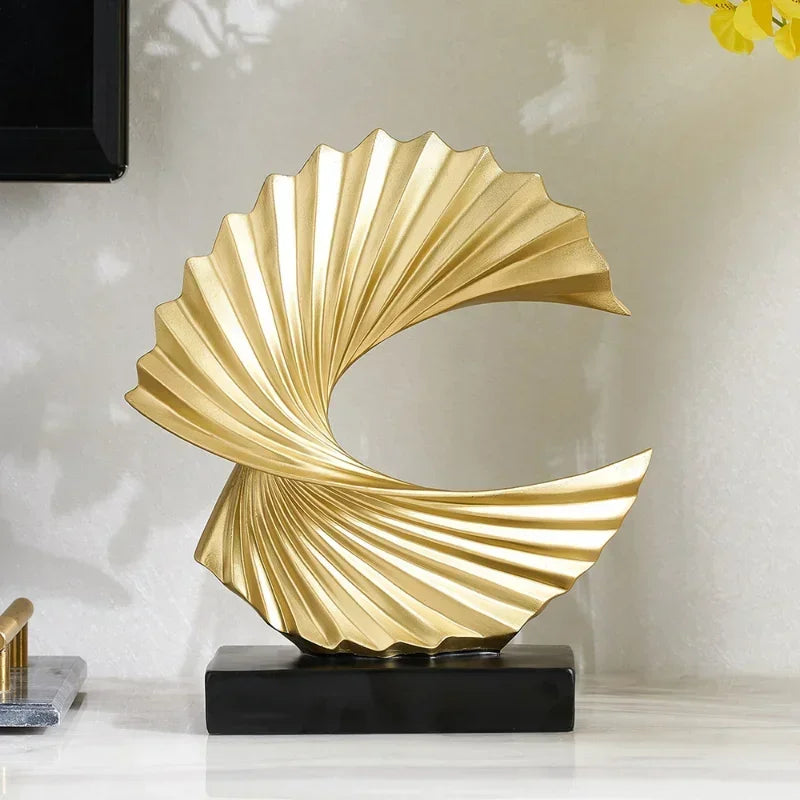 Modern Gold Sculpture