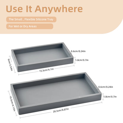 Silicone Vanity Tray