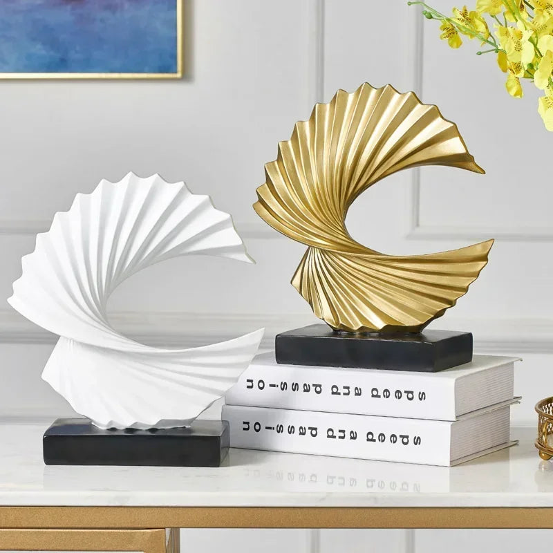 Modern Gold Sculpture