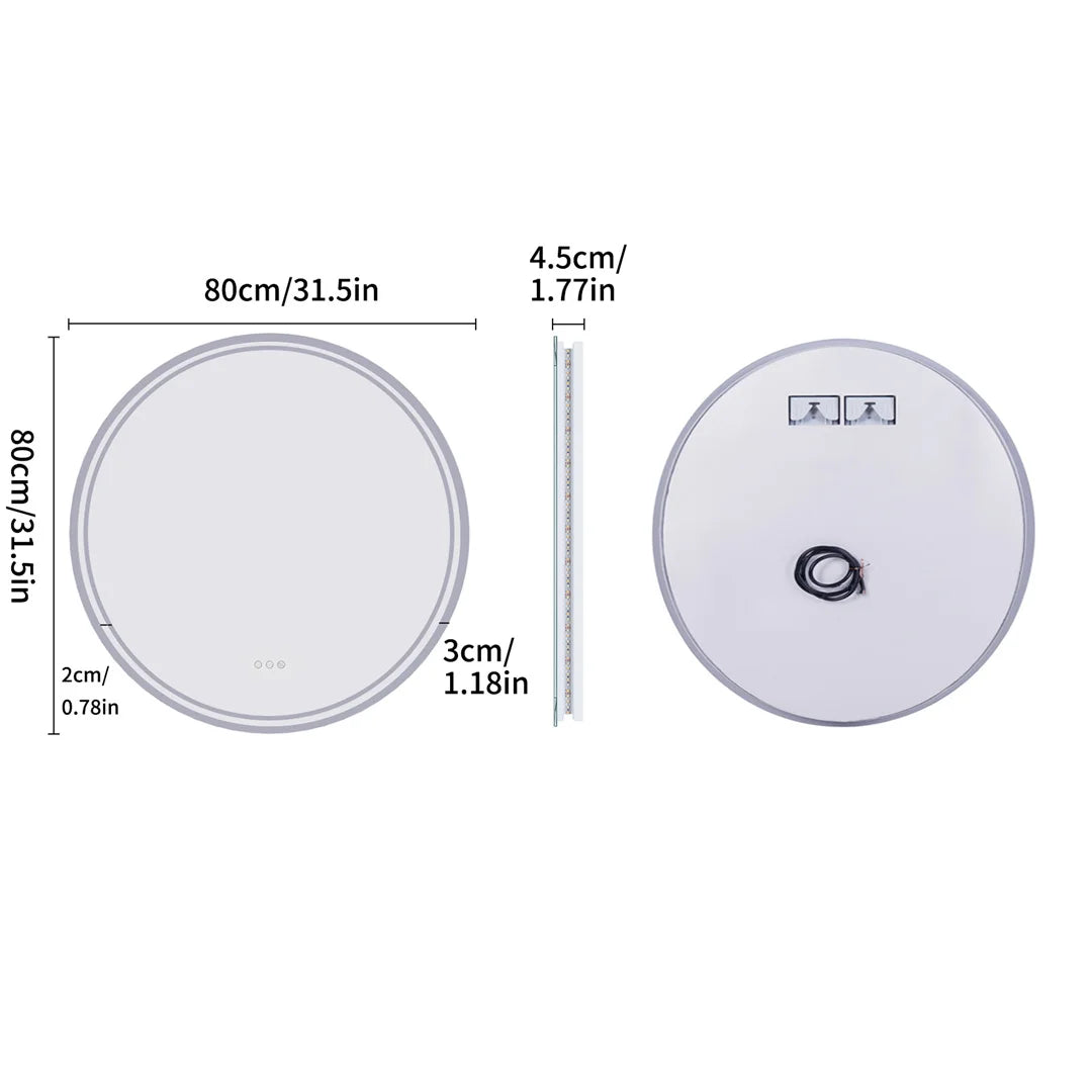 Round LED Mirror