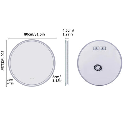 Round LED Mirror
