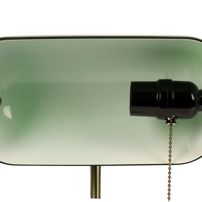 Green Glass Desk Lamp