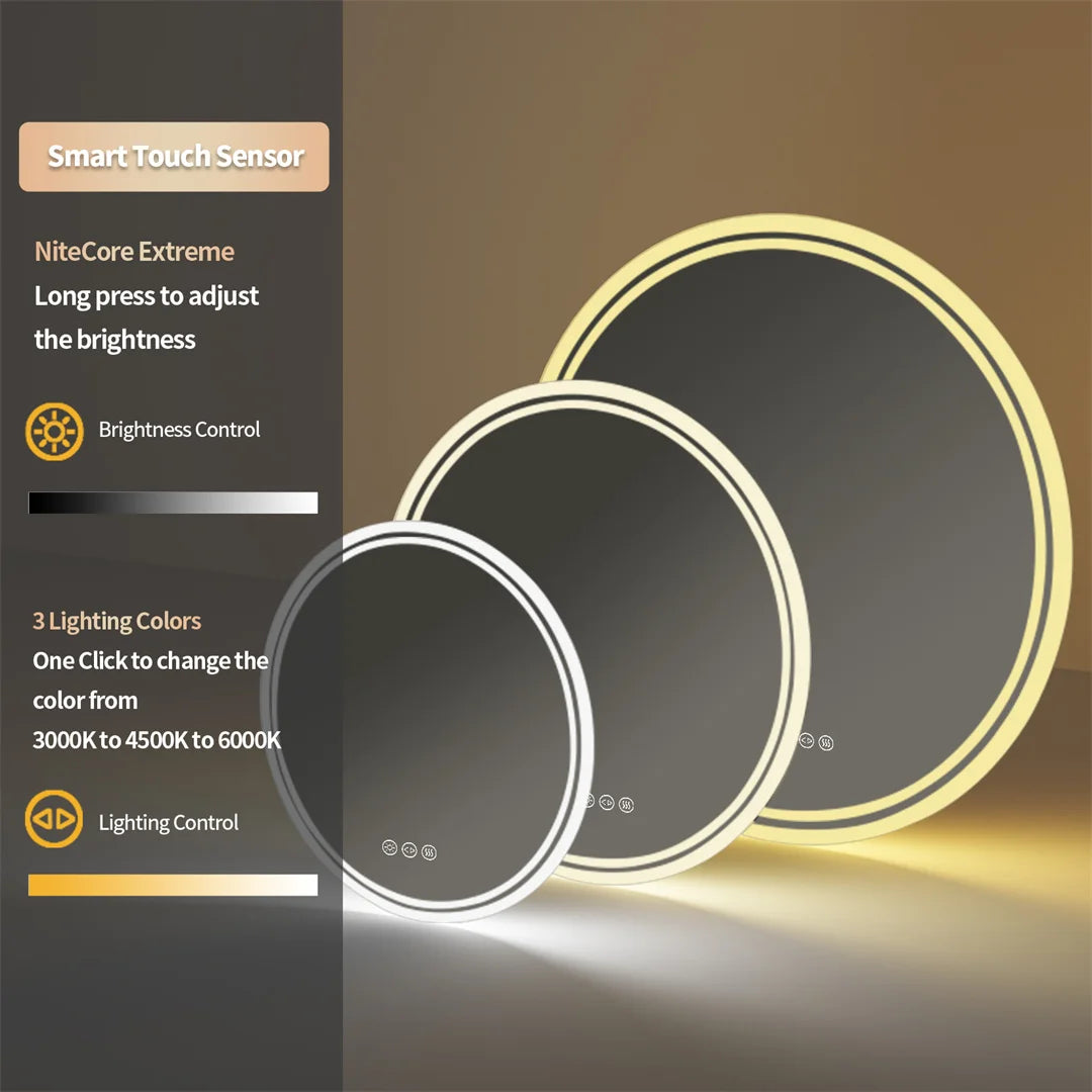 Round LED Mirror