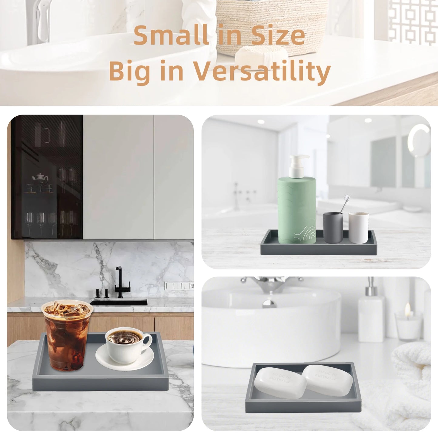 Silicone Vanity Tray