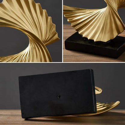 Modern Gold Sculpture