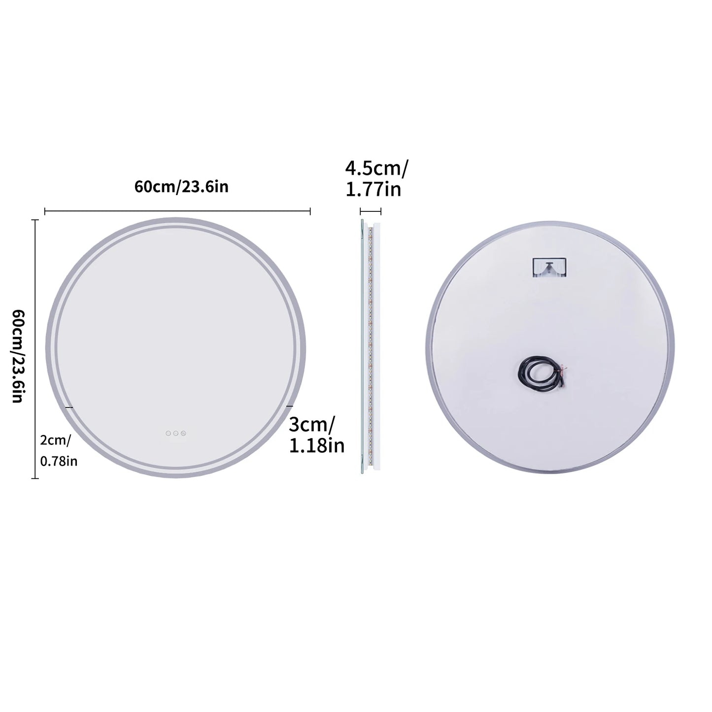 Round LED Mirror