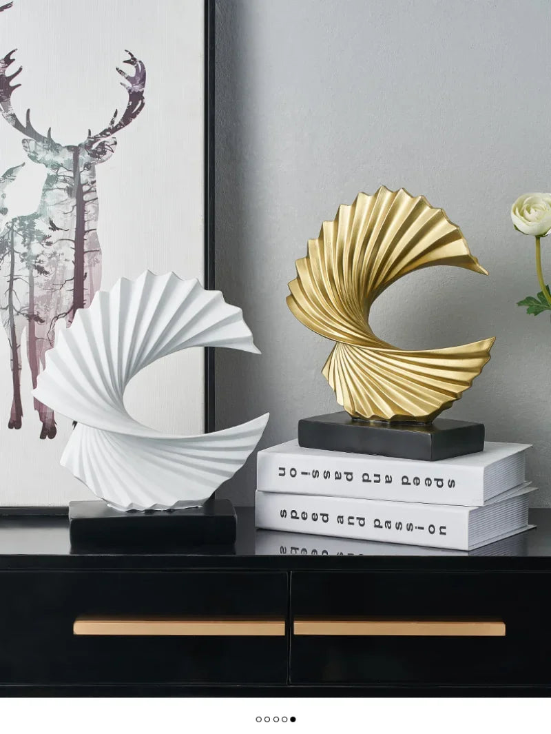 Modern Gold Sculpture