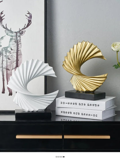 Modern Gold Sculpture